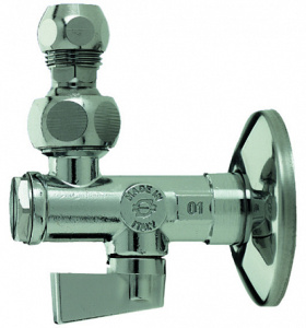 Кран шаровой FILTER KING д/смесителей угл.под мед.трубку 1/2"х10