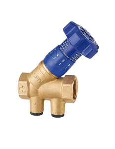 Клапан балансировочный ручной 1/2", ВР-ВР, PN25, Kvs=3,94, без измирительных ниппелей, обычная латунь Cimberio