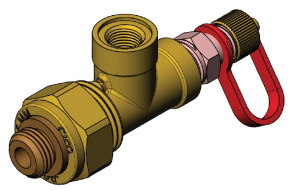 Тройник под капиляр.трубку 999un