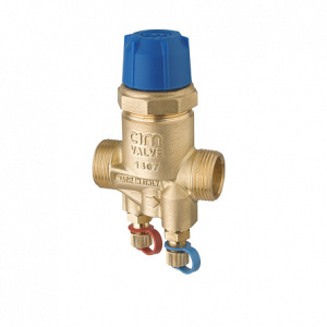 Клапан балансировочный автоматический 717HF 1.1/4"Ду25 регулятор расхода 340-1700 л/ч PN25 HH Cimberio