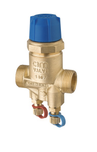 Клапан балансировочный автоматический 717LF 3/4"Ду15 регулятор расхода 86-347 л/ч PN25 HH