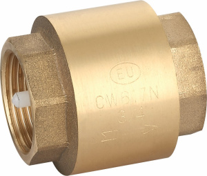 Клапан обратный EUROS с пластиковым золотником 3/4" внутренняя - внутренняя резьба