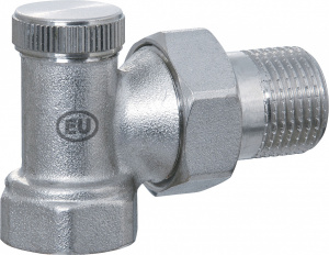 Вентиль запорный угловой, 1/2" Kromwell