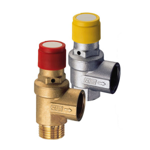 Клапан предохранительный латунный 10 бар, 1/2" ВР