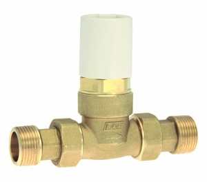 Клапан перепускной прямой, 3/4", НР-НР, диапазон срабатывания 0,1-0,6 бар FAR