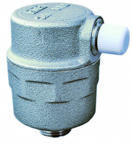 Воздухоотводчик GAISER 1/2", НР, автоматический, прямой, с боковым выпуском, хромированный FAR