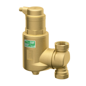 Деаэратор (сепаратор воздуха) с поворотным соединением, 1" FAR