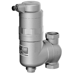 Деаэратор (сепаратор воздуха) компактный, с поворотным соеденинем, 1 ", ВР-ВР, хромированный FAR