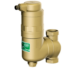Деаэратор (сепаратор воздуха) компактный, с поворотным соеденинем, 3/4", ВР-ВР FAR