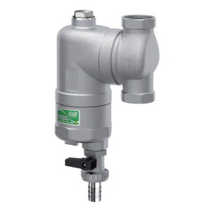 Дешламатор (сепаратор шлама) Smart с поворотным соеденинем, 1", с магнитной вставкой FAR