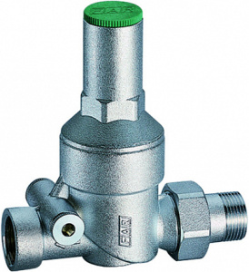 Редуктор 1/2", ВР-НР, без манометра, хромированный FAR