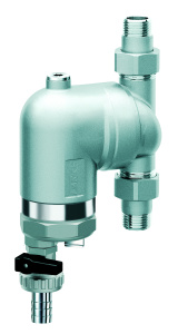 Фильтр с поворотным соединением, 1/2", НР-НР, 300 мкм, с магнитной вставкой, под манометр, Tmax: 95 °С, 25 бар FAR