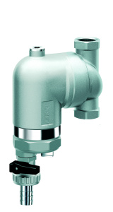 Фильтр с поворотным соединением, 1/2", ВР-ВР, 100 мкм, с магнитной вставкой, под манометр, Tmax: 95 °С, 25 бар FAR