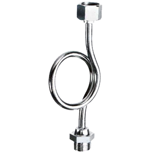 Трубка демпферная медная, хромированная, 1/2", НР-ВР, для манометра FC 2561 12 FAR