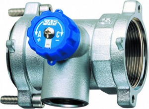 Коллект. регул. "START" 1 1/2"(фланц.) с отв. 1/2"(ВР), L=100 мм, Pn 25бар