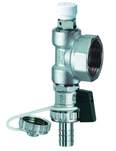 Узел концевой 1" (ВР) с ручным воздухоотвод. и слив.краном