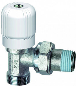 Вентиль регулирующий угловой, 1/2", М24х19 (аналог FV 1055 C12) FAR