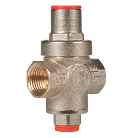 Редуктор давления поршневой компактный R153C, 1/2", ВР, давление на выходе 1-5,5 бар, хромированный