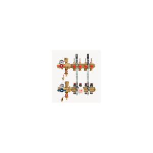 Коллекторный узел сборный, с расходомерами, 1" x 3/4"E /2 Giacomini