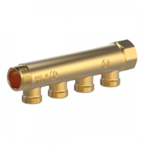 Коллектор сантехнический, сборный, с отводами с наружной резьбой, 1" x 3/4"E /2