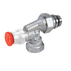 Клапан термостатический осевой угловой 1/2"ВР