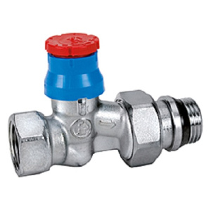 Клапан термостатический прямой R402TG, 1/2", отвод с герметичной прокладкой, хромированный