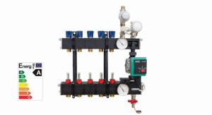 Коллекторная группа композитная с насосом и зональным клапаном, 1/2" - 1 х 3/4"