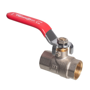 Кран шаровой (ручка-рычаг) 1/2" внутренняя - внутренняя резьба