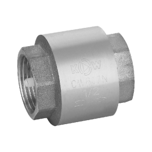 Клапан обратный с латунным золотником, 1/2", никелированный Kromwell