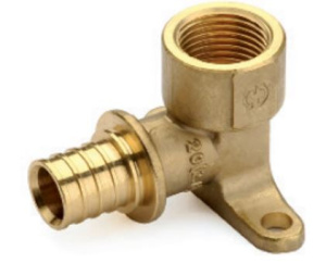 Угольник настенный с внутренней резьбой аксиальный (водорозетка) 20х1/2" Kromwell