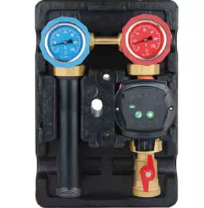 Прямой насосный модуль с байпасом Kromwell (правый, без насоса)