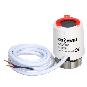 Привод термоэлектрический Vernet 230 В, НЗ, NC-нормально замкнутый Kromwell