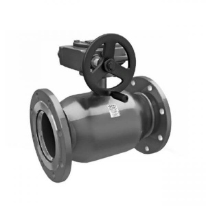 Кран шаровой LD КШЦФР из стали 20 Ду200 Ру2,5МПа полнопроходной с редуктором