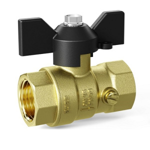 Кран шаровой 44.15.В-В.М.Б М20 для манометра, вн./вн., бабочка, 1/2" (Замена на LD 44.340.15.2.20)