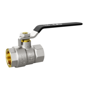 Кран шаровой латунный LD Pride 47.32.В-В.Р Ду 32 Ру 25 рычаг стальной