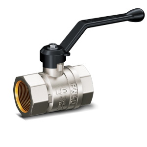 Кран шаровой латунный LD Pride 47.15.B-B.Р, вн./вн. резьба, ручка-рычаг, 1/2"