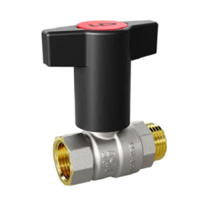 Кран шаровой латунный LD Pride 47.15.В-Н.ТР, вн./нар.резьба, Т-ручка, 1/2" (Замена на LD 47.342.15 RB)