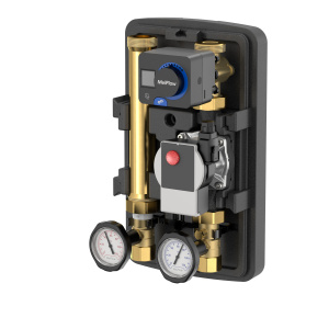 Насосная группа MeiFlow TOP S RLB DN25 с электронным термостатом и насосом Grundfos UPM3 Hybrid 25-70