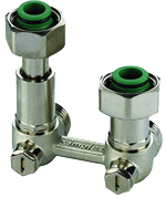 Узел нижн. подключения ET2/50, угловой, 3/4x3/4"