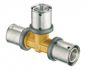 Пресс-тройник 26х3, латунь (аналог 59082601) FAR