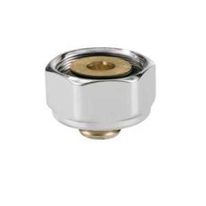 Концовка Jaga М24х16/2, с хромированной гайкой, для пластиковых труб