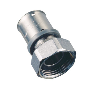 Пресс-переходник 16*2 с гайкой 1/2"