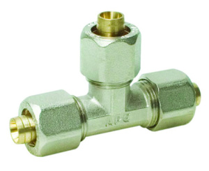 Тройник АРЕ цанговый с 3 адапт. 20х16х20