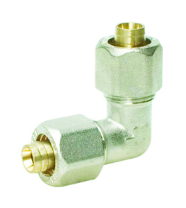 Угольник АРЕ цанговый с 2 адапт. 16х16