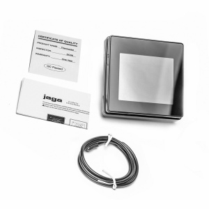 Термостат Jaga JRT-100TW встраиваемый в стену, цвет черный