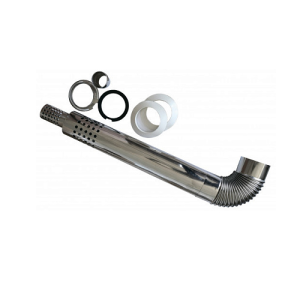 Комплект коаксиальный ф80/125 мм, для котлов 40 кВт, труба L=1 м, переходник ф60/80 мм Ferroli