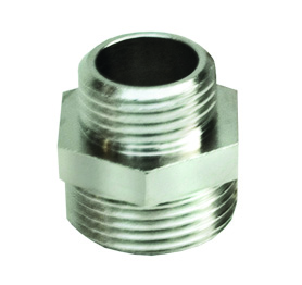 Нипель латун. НР-НР 1/2"х 3/8"