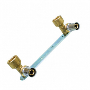 Пресс-уголок настенный 1/2"х16 мм, на пластине, 2 шт APE