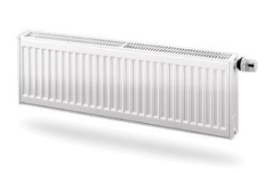 Радиатор стальной панельный EVRA Ventil Compact 22-300-0900, подкл нижнее правое, RAL 9016 глянцевый