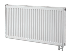 Радиатор стальной панельный Gekon Ventil Compact 22-500-1200, подкл нижнее правое, RAL 9016 глянцевый